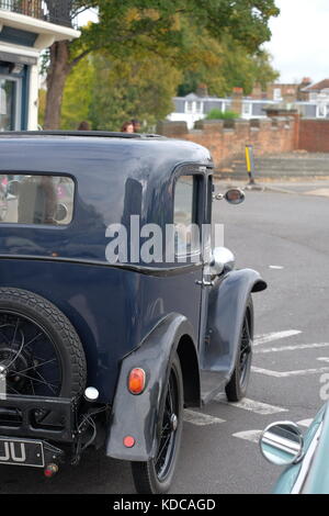 Vintage car Austen A7 box Saloon Stock Photo