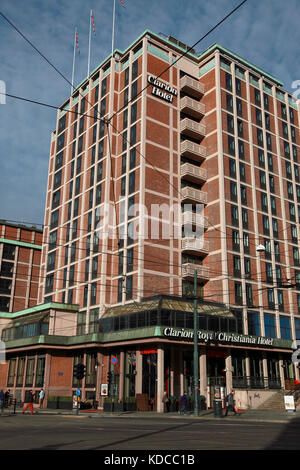 The Clarion Royal Christiana Hotel in central Oslo, Norway, near both the bus station and the main railway station Stock Photo