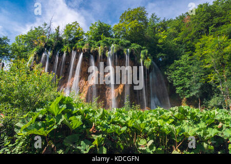 Plitvice lakes, National park, Croatia Stock Photo