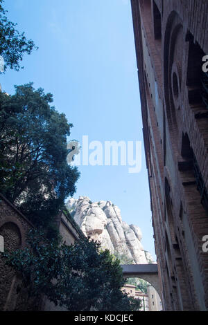 Stock Photo - Montserrat, the site of the Benedictine abbey, Santa ...
