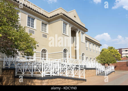 Colonial building (Quicksure House), Prince George Avenue, Brakpan, East Rand, Greater Johannesberg, Gauteng Province, Republic of South Africa Stock Photo