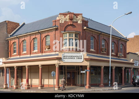 Art Deco Bezuidenhouts building, Cnr Joubert & Commissioner Street, Boksburg, East Rand, Greater Johannesberg, Gauteng, Republic of South Africa Stock Photo