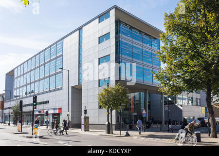 Hackney Museum, Technology, Learning Centre and Library, Mare Street, Hackney Central, Borough of Hackney, Greater London, England, United Kingdom Stock Photo