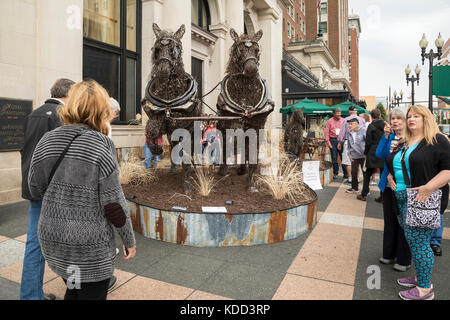 Grand Rapids, Michigan - The annual ArtPrize competition features more than a thousand works of art at nearly 200 venues across the city. 'The Salvere Stock Photo