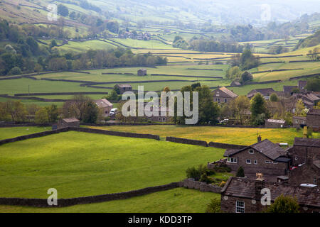 Yorkshire Dales village of Gunnerside in Swaledale, England, North ...