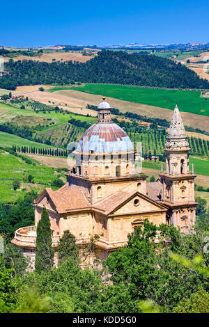 San Biagio church in Montepulciano Tuscany Stock Photo