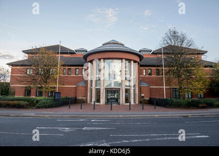 mansfield magistrates court outside alamy