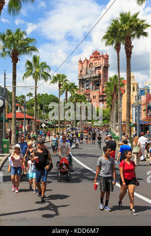 Holywood Tower Hotel,Walt Disney World Resort, theme park, Orlando, Florida, USA Stock Photo