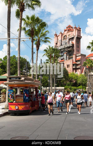 Holywood Tower Hotel,Walt Disney World Resort, theme park, Orlando, Florida, USA Stock Photo