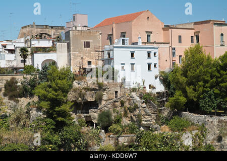 Panoramic view of Massafra. Puglia. Italy. Stock Photo