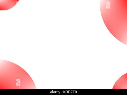 Circle business card template pattern Stock Vector