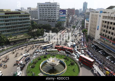 Dhaka skyline, this photo taken motijheel in Dhaka. Stock Photo