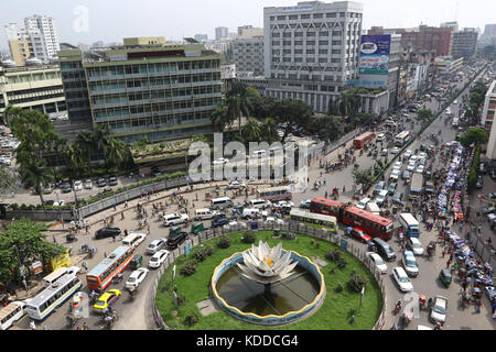 Dhaka skyline, this photo taken motijheel in Dhaka. Stock Photo