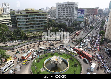 Dhaka skyline, this photo taken motijheel in Dhaka. Stock Photo