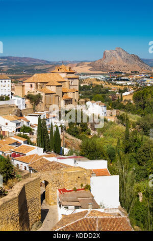 Panoramic view, Antequera. Málaga province, Andalusia. Southern Spain Europe Stock Photo