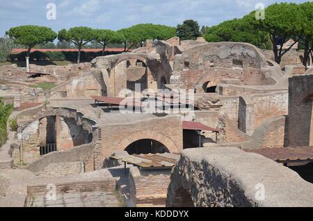 Ruinenstadt Ostia Antica, Latium, Italien Stock Photo
