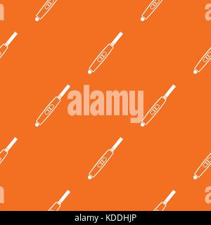 Pregnancy test with positive pregnant pattern seamless Stock Vector