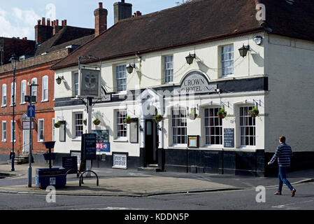 The Crown Hotel, Alton, Hampshire, England UK Stock Photo