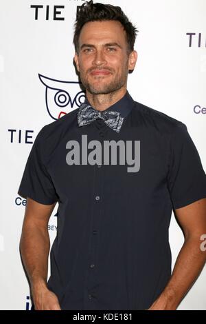 Los Angeles, CA, USA. 12th Oct, 2017. Cheyenne Jackson at the Tie The Knot Celebrates 5-Year Anniversary at the NeueHouse on October 12, 2017 in Los Angeles, CA at arrivals for Tie The Knot Fifth Year Anniversary and Collection Launch Party, NeueHouse Hollywood, Los Angeles, CA October 12, 2017. Credit: Priscilla Grant/Everett Collection/Alamy Live News Stock Photo