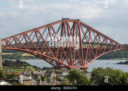 Forth Bridge by North Queensferry, Scotland,  UK Stock Photo