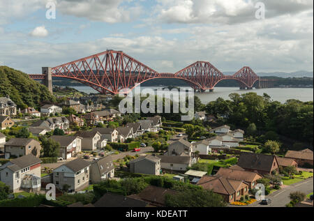 Forth Bridge by North Queensferry, Scotland,  UK Stock Photo