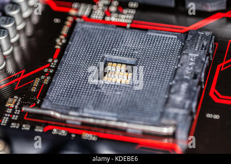 computer base plate for the central processing unit Stock Photo - Alamy