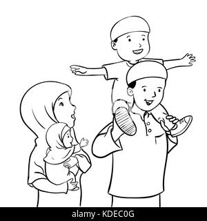 Images Of Cartoon Muslim Mother And Baby Images
