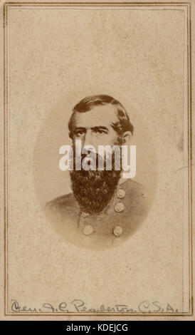 John Clifford Pemberton, General (Confederate) Stock Photo