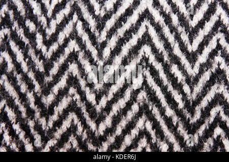 Abstract black and white wool fabric texture as a background Stock ...