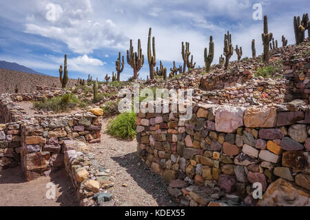 Pukara de Tilcara, pre-Columbian fortifications, Argentina Stock Photo