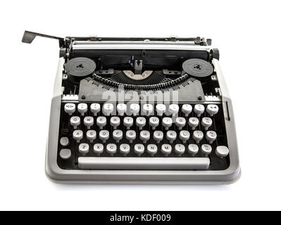 Old Fashion Typewriter on a white background Stock Photo