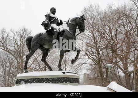 King Edward VII statue in Toronto Stock Photo