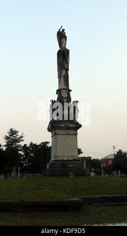 Monument in Cedar Grove Cemetery (New Bern, NC) Stock Photo