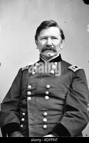 Portrait of Maj. Gen. Robert C. Schenck, officer of the Federal Army Stock Photo