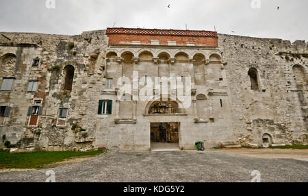 Diocletian's Palace Golden Gate, Split, Croatia Stock Photo