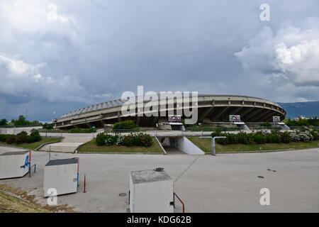 Croatian league football match between Rijeka and Hajduk Split, Stadion  Poljud, Split, Dalmatia, Croatia Stock Photo - Alamy