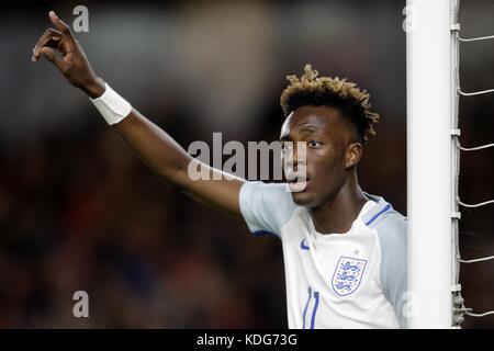 TAMMY ABRAHAM ENGLAND U21 & SWANSEA CITY FC 2017 Stock Photo