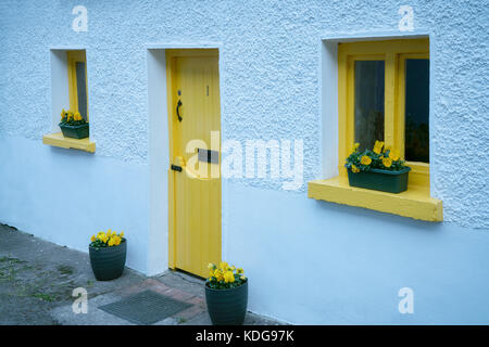 Colorful store fronts in Dingle, County Kerry, Ireland Stock Photo