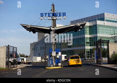 Brooklyn Navy Yard NYC Stock Photo