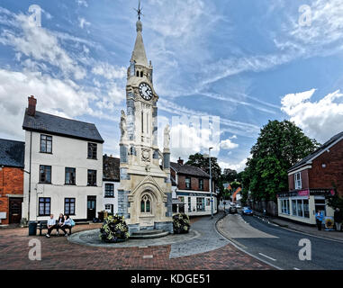 Tiverton  in the English county of Devon is the main administrative centre of the Mid Devon district. Stock Photo