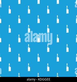 Electronic cigarette with mouthpiece pattern seamless blue Stock Vector