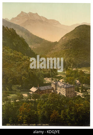 Hotel, Aigle, Vaud, Canton of, Switzerland LCCN2001703346 Stock Photo
