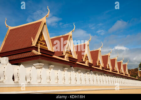 Fragment of the Royal Palace in Phnom Penh