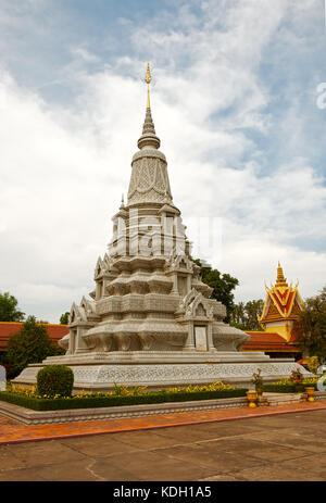 Stupa at the Royal Palace in Phnom Penh, Cambodia