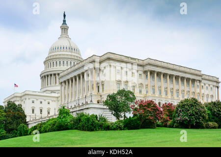 The Domed Neoclassically styled US Capitol Building viewed towards the East Side, in Washington, DC, USA Stock Photo