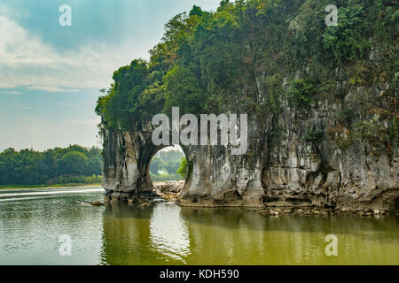 Elephant Trunk Hill, Guilin, Guangxi, China Stock Photo