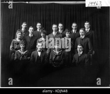 Recensio staff group portrait 1915 (3190692531) Stock Photo