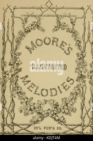 Literature, art and song  Moore's melodies and American poems; (1872) (14772110394) Stock Photo