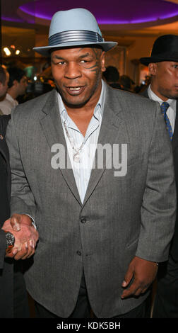 Mike Tyson pictured at the opening of AGO Restaurant in The Hard Rock Hotel & Casino in Las Vegas, Nevada on March 3, 2008. © Kabik / MediaPunch Stock Photo