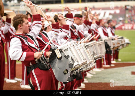 Philadelphia, Pennsylvania, USA. 14th Oct, 2017. Temple's Drumline, in action during the game against UConn, at Lincoln Financial Field in Philadelphia PA Credit: Ricky Fitchett/ZUMA Wire/Alamy Live News Stock Photo